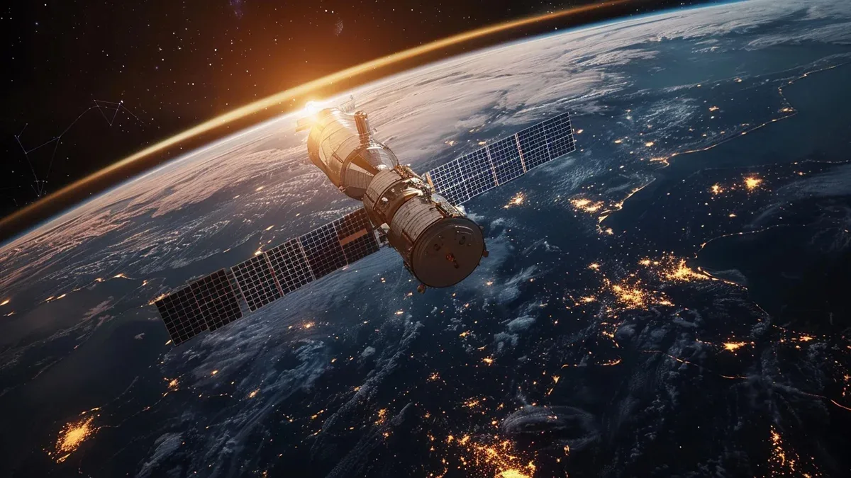 Une connectivité par satellite avec le fond terrestre