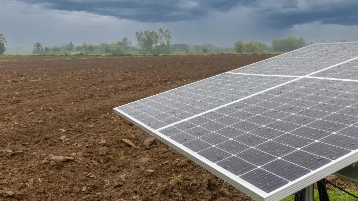 Agrivoltaïsme : sur un sol sableux, le chantier a tassé le sous-sol au-delà des seuils racinaires