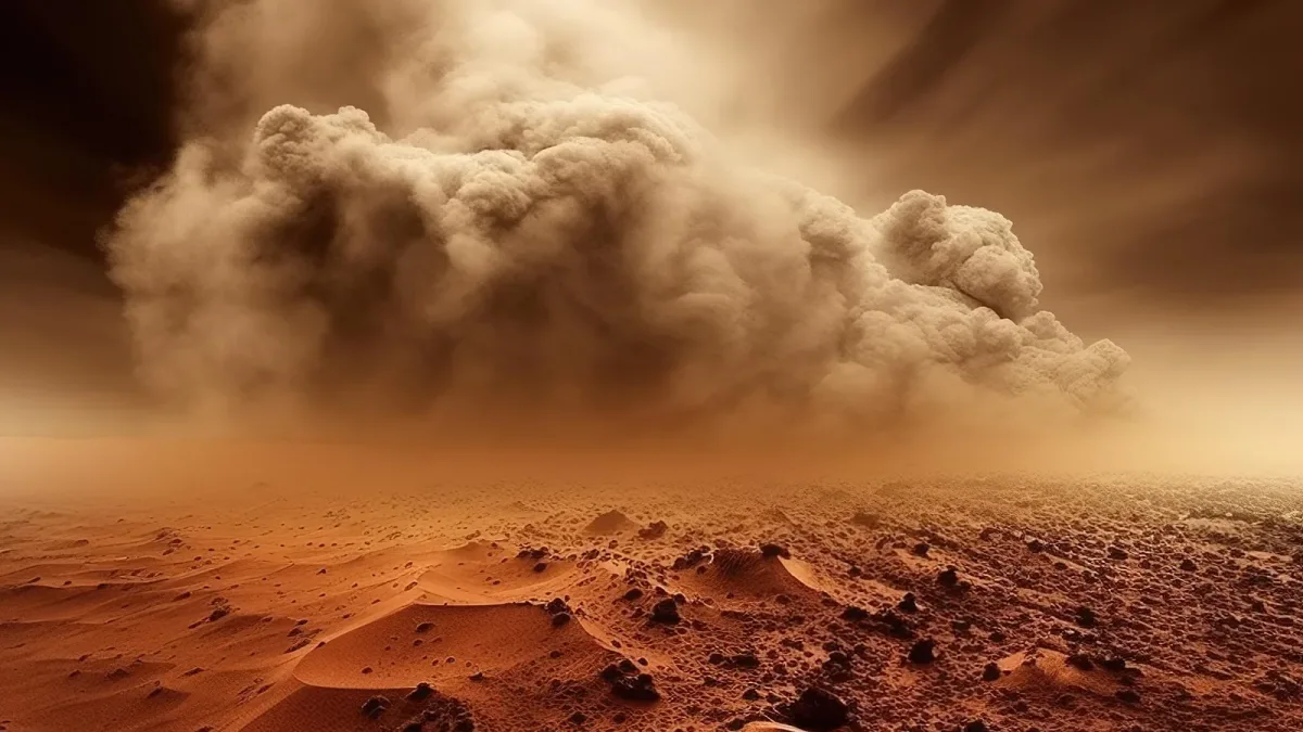 Nuage d’Arsia Mons : sur Mars, de la glace qui se formerait sans poussière