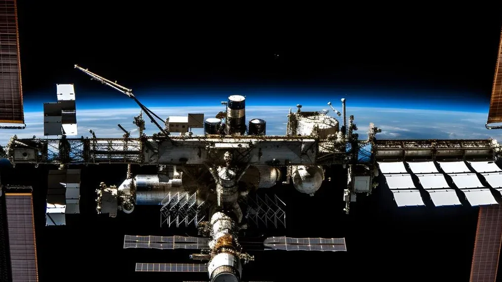 Une station spatiale de la station spatiale internationale.